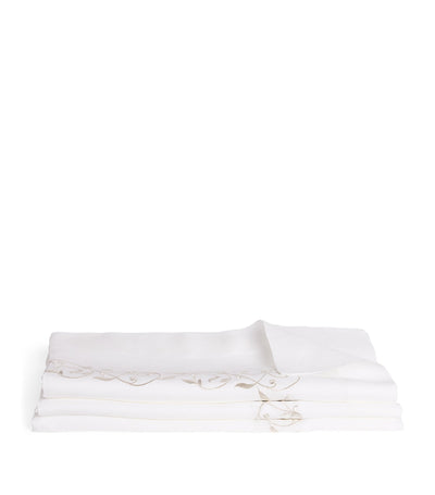 Harrods Dea Leinen Stickerei-Ranken Tischdecke 170cm x 270cm- Online kaufen bei McGrocer