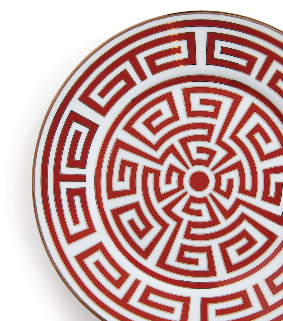 GINORI 1735 Labirinto Scarlatto bread plate 16cm, UK version