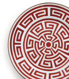 GINORI 1735 Labirinto Scarlatto bread plate 16cm, UK version