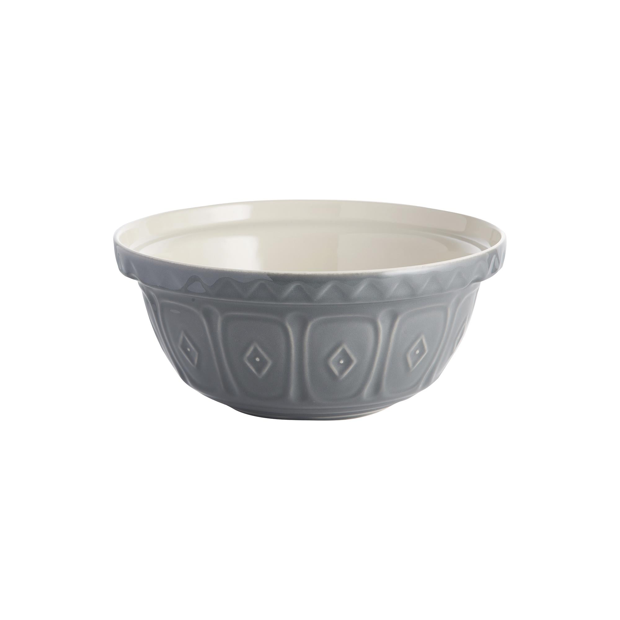 Mason Cash Mixing Bowl Grey 24cm GOODS Sainsburys   