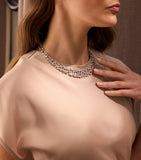 Boodles Raindance necklace platinum rose gold diamonds - British product