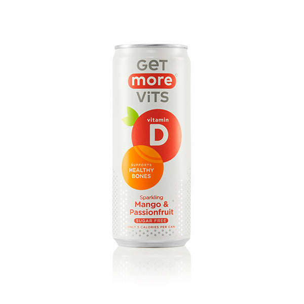 Get More Vits Vitamin D Still Mango & Passionfruit 12x330ml