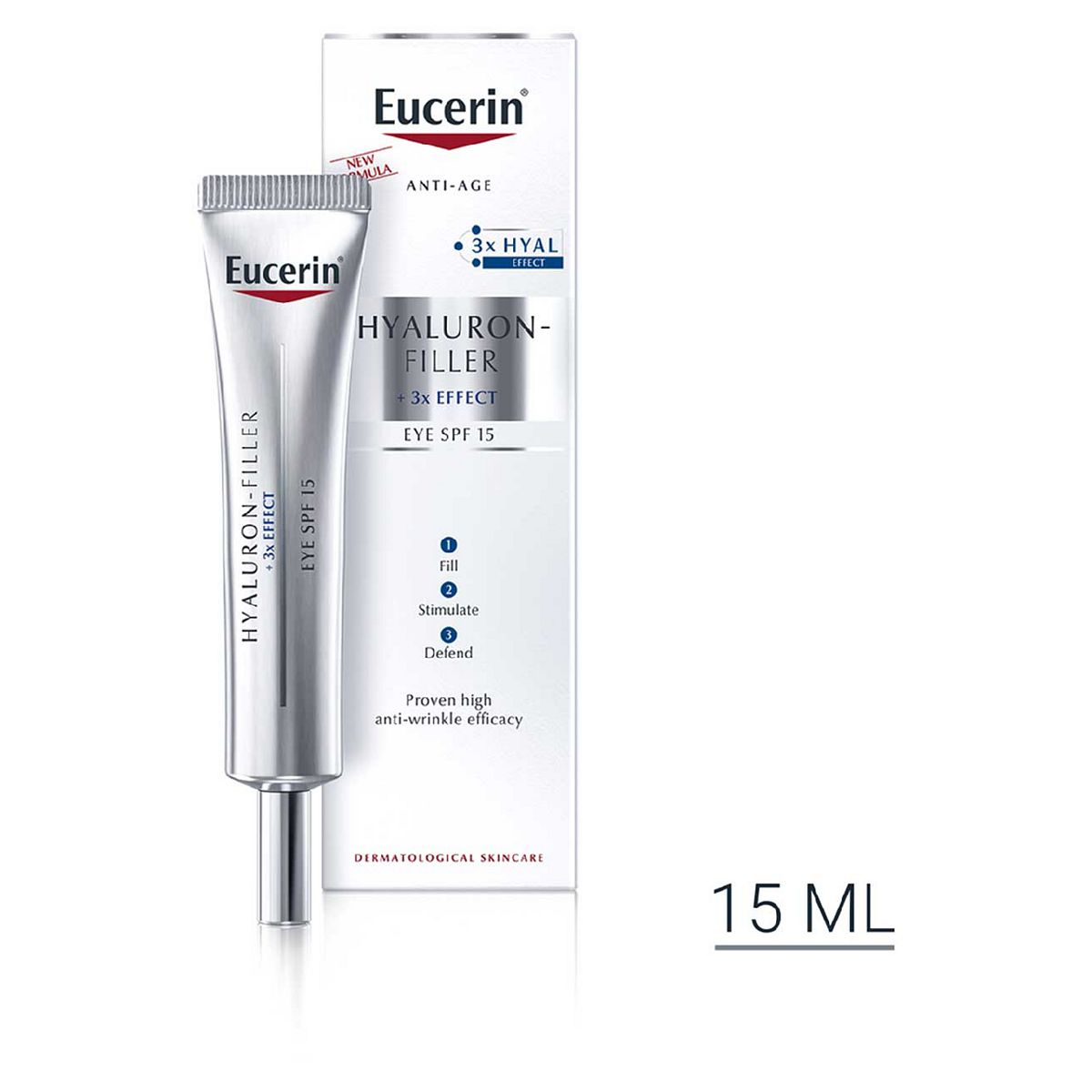 Eucerin Hyaluron-Filler Eye Cream SPF15 15ml  GOODS Boots   