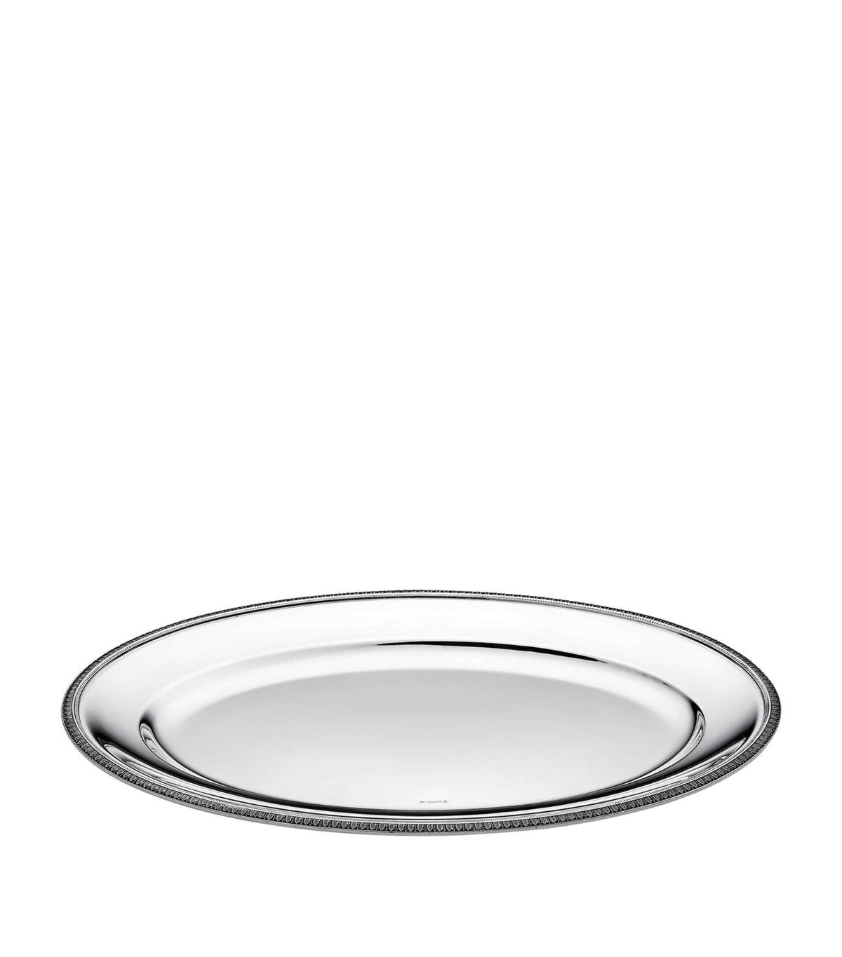 Christofle Silver-Plated Malmaison Oval Platter 45cm - British product