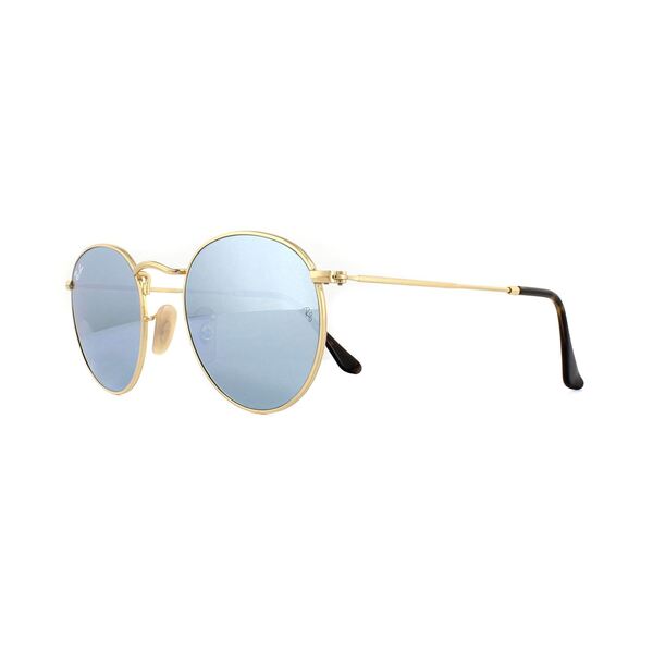Ray-Ban Round Flat sunglasses 3447N gold unisex 50mm (British brand)
