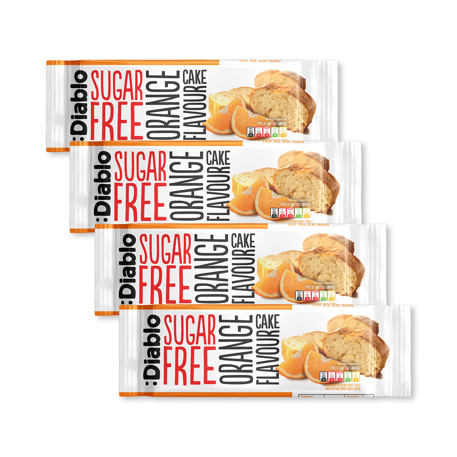 Diablo sugar free orange cake 200g, UK version
