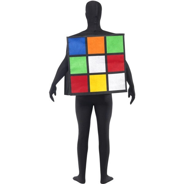Smiffys Rubik's Cube unisex multi-coloured costume, UK version