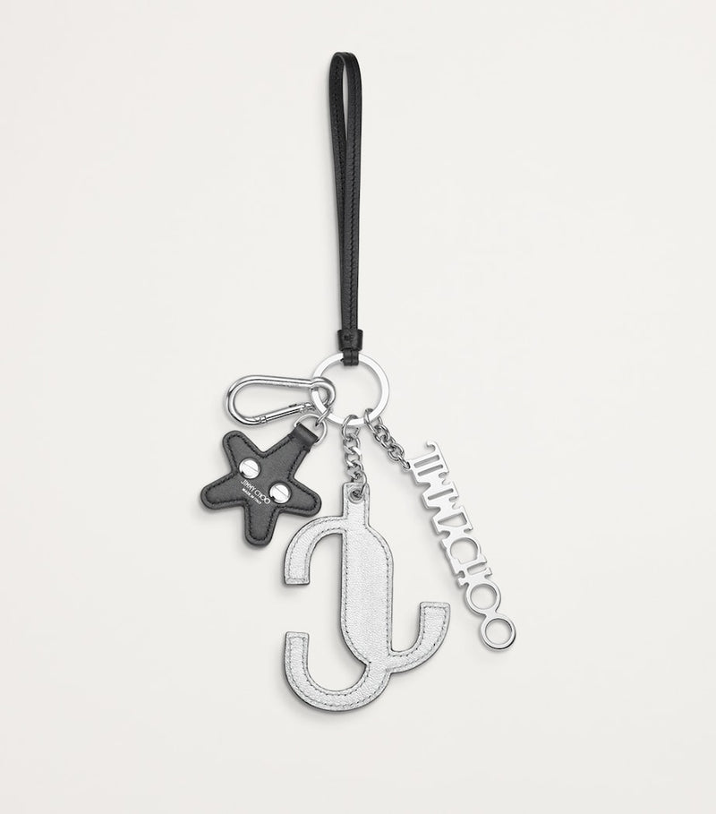 Jimmy Choo logo bag charm, imported from the UK