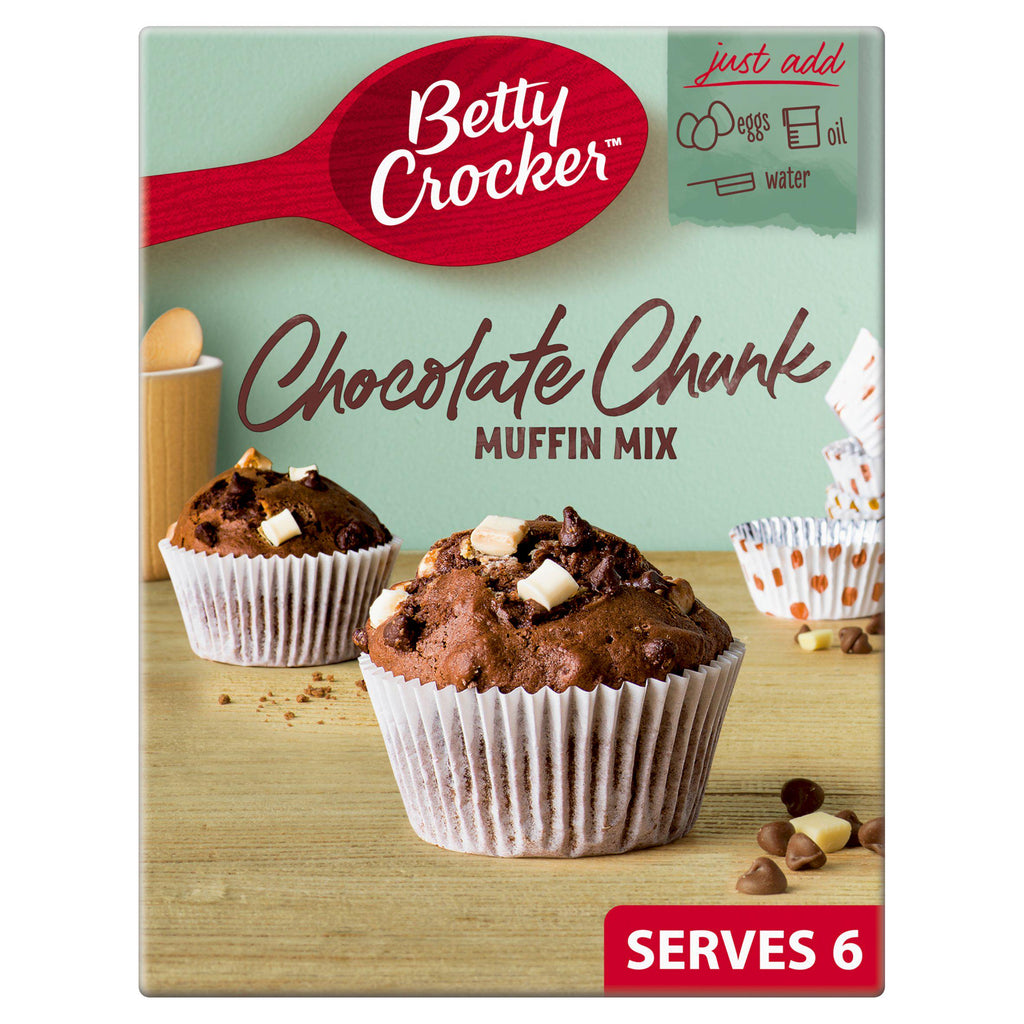 Betty Crocker Chocolate Chunk Muffin Mix Kit 335g