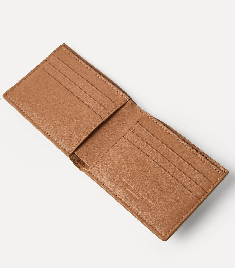 Brunello Cucinelli nubuck leather bifold wallet (British brand)