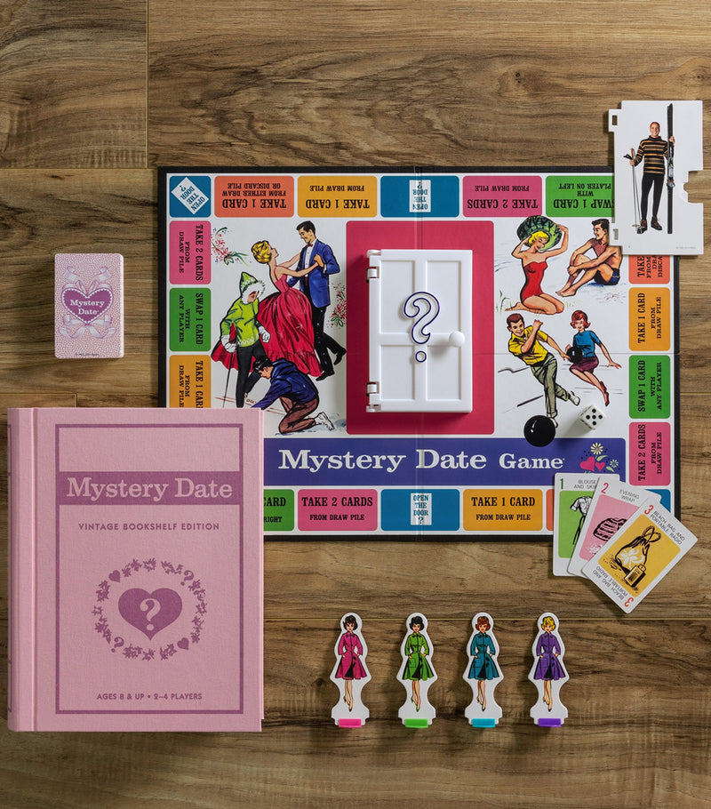 Vintage Bookshelf Mystery Date board game (British brand)
