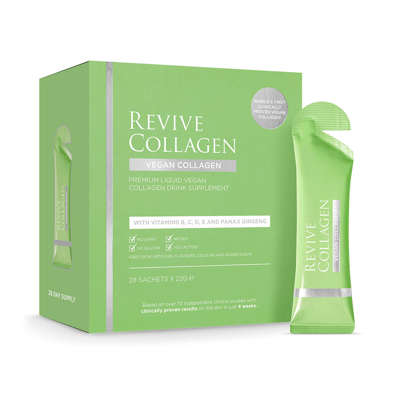 Revive Collagen Vegan Collagen liquid supplement 28 sachets, imported from the UK