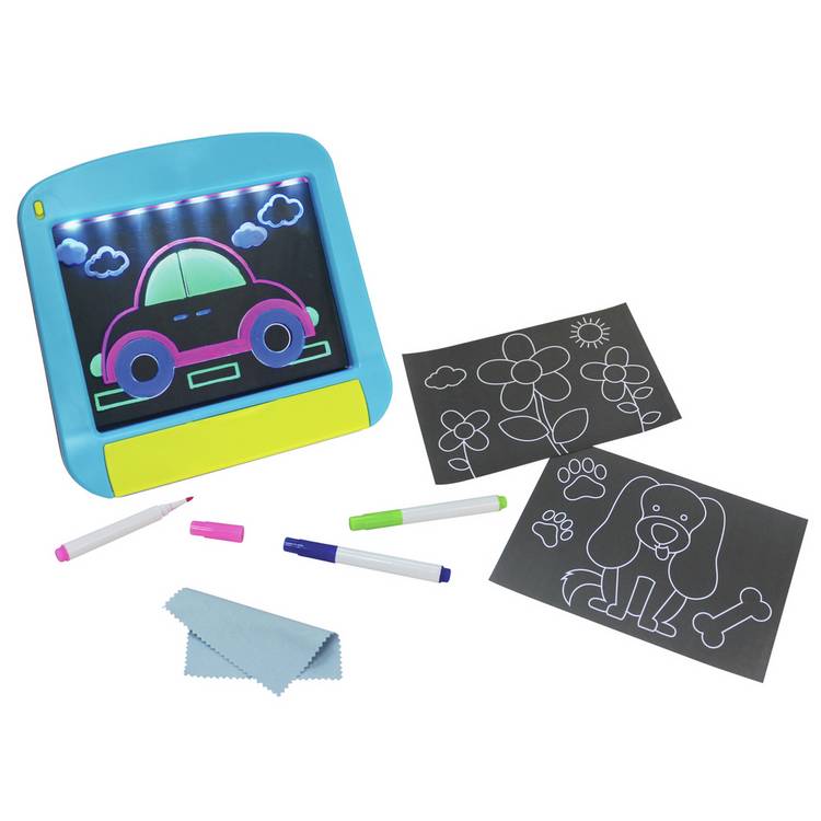 Chad Valley light up drawing board tablet 27cm, imported from the UK