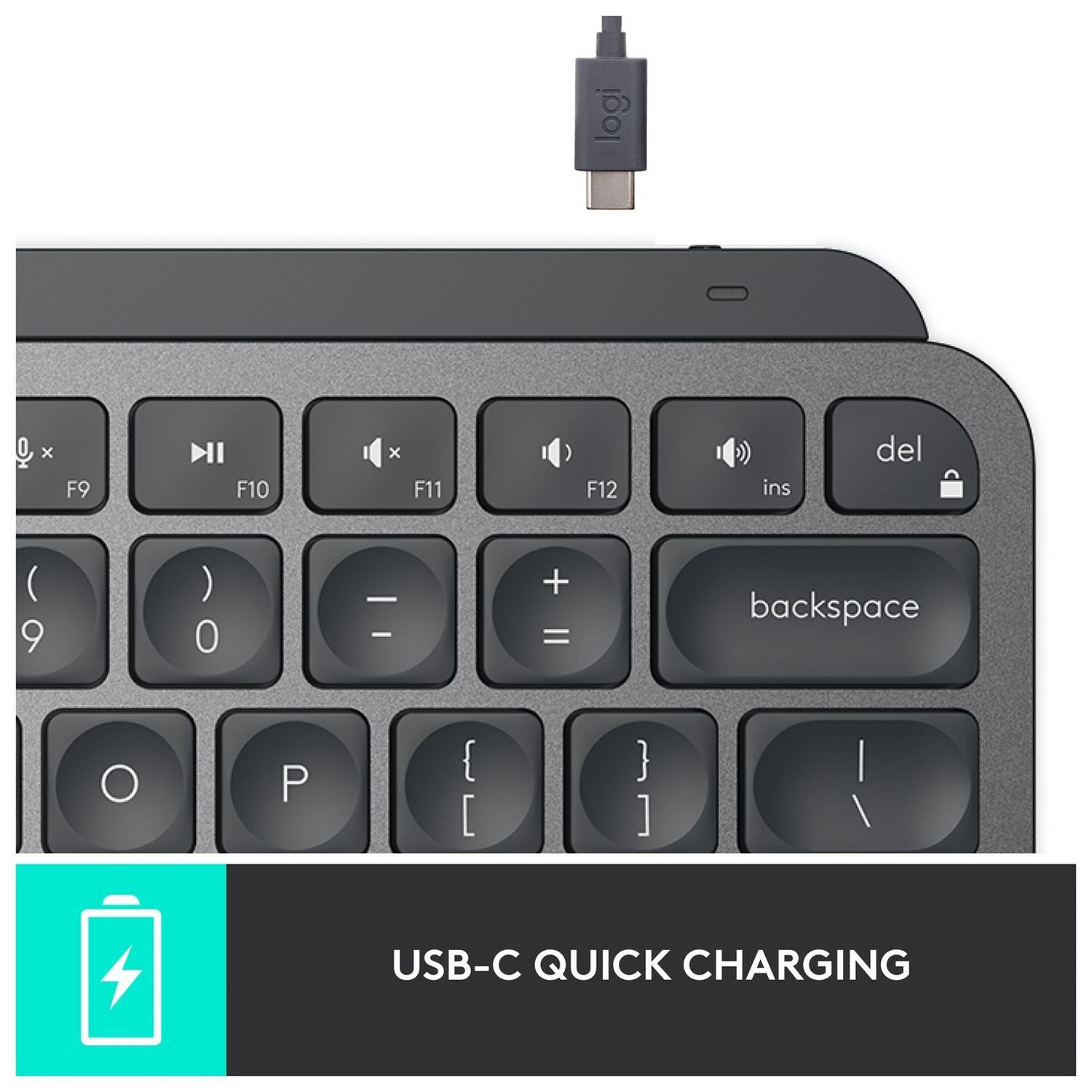 Logitech MX Keys Mini wireless keyboard Graphite, UK version