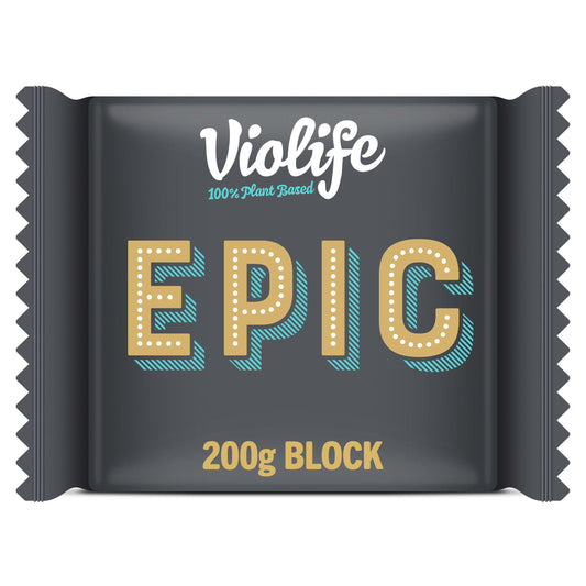 Violife Epic Mature Cheddar Flavour Block Vegan Alternative to Cheese 200g GOODS Sainsburys   