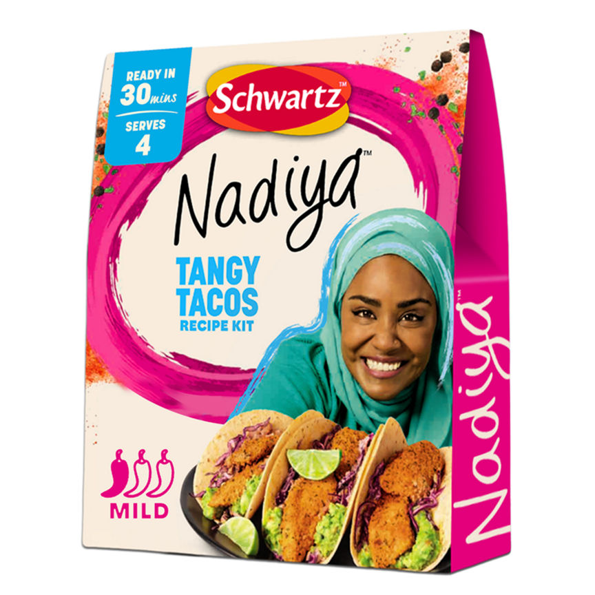 Schwartz Nadiya Tangy Tacos Recipe Kit 70g GOODS ASDA   