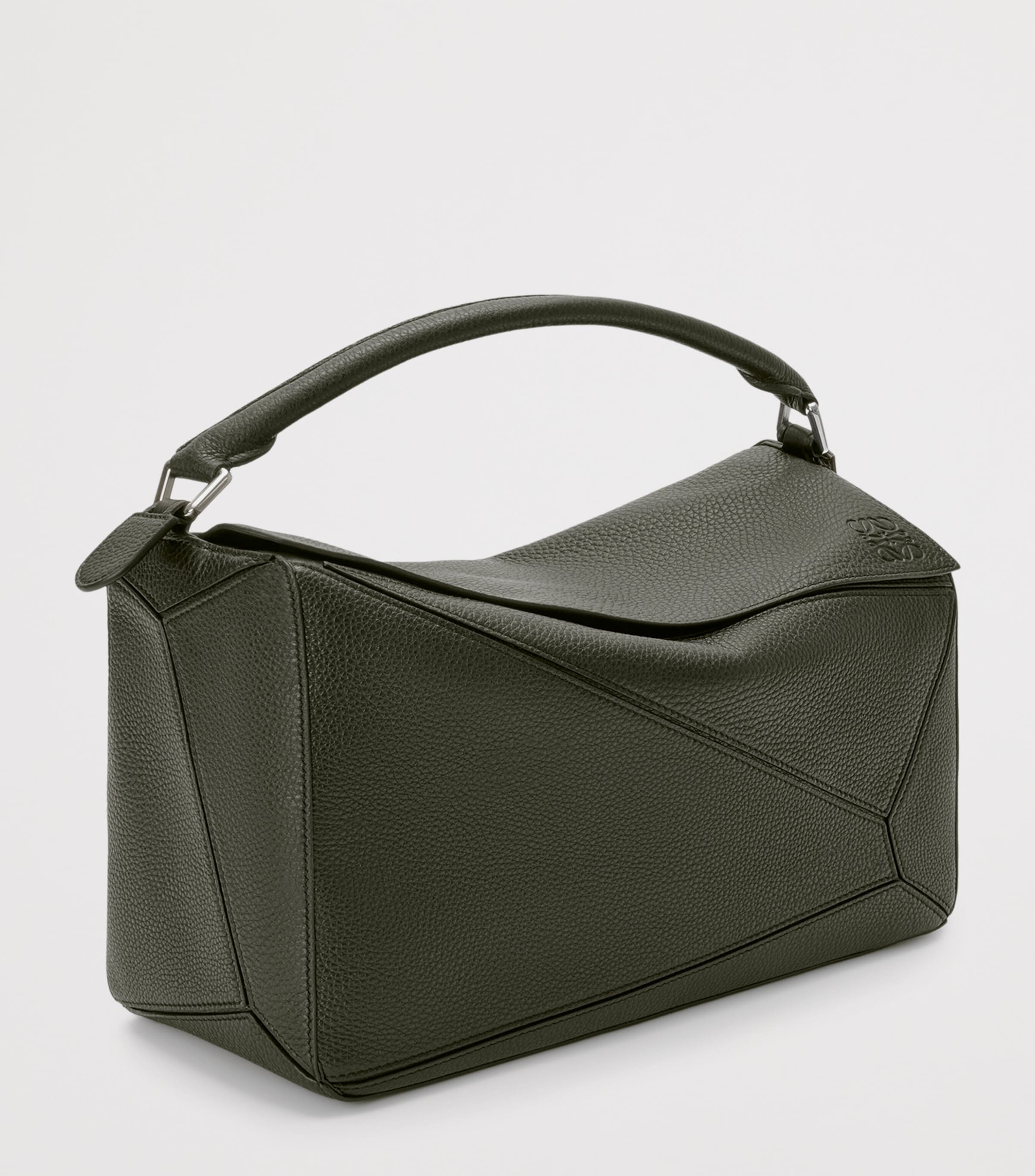 LOEWE Puzzle large leather top-handle bag, UK version