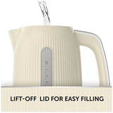 Breville Bold kettle cream and silver 1.7L - British product