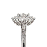 Revere 9ct white gold engagement ring 0.20ct diamond (British brand)
