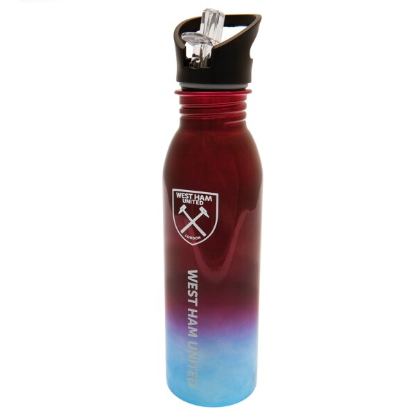 West Ham United FC Metallic Water Bottle GOODS Superdrug   