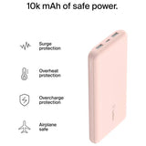 Belkin power bank pink 10000mAh, imported from the UK