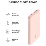 Belkin power bank pink 10000mAh, imported from the UK