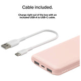 Belkin power bank pink 10000mAh, imported from the UK