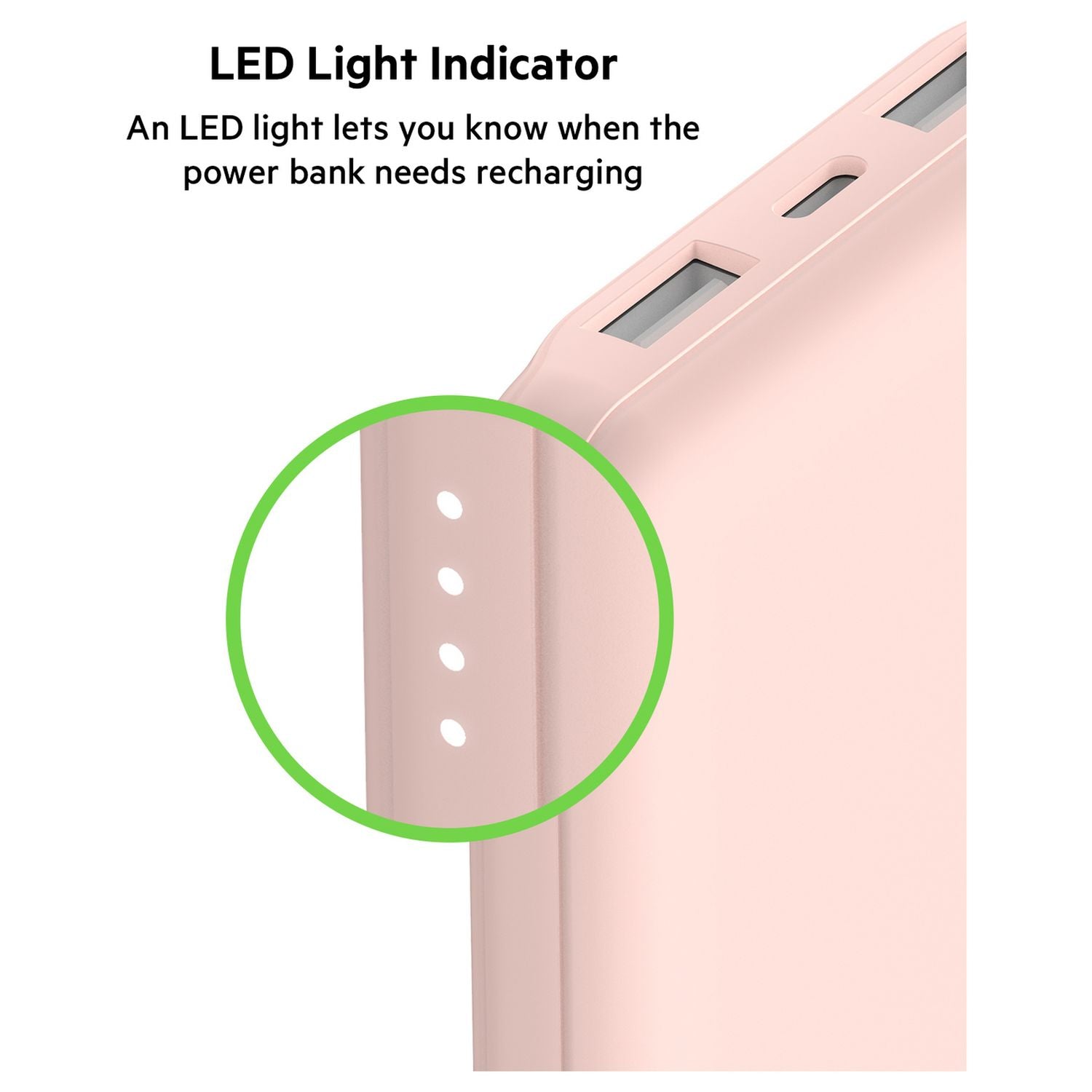 Belkin power bank pink 10000mAh, imported from the UK