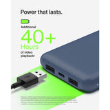 Belkin 15W 10000mAh portable power bank, blue, UK version