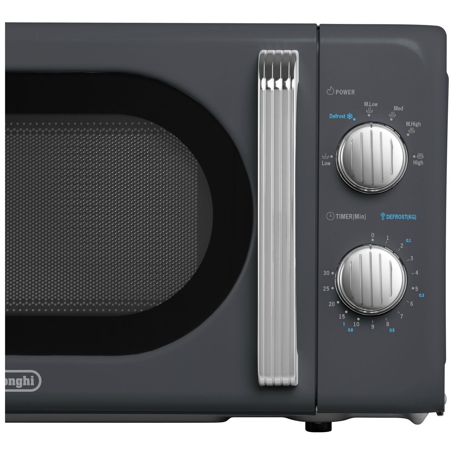 De'Longhi Argento Flora microwave grey 20L, UK version