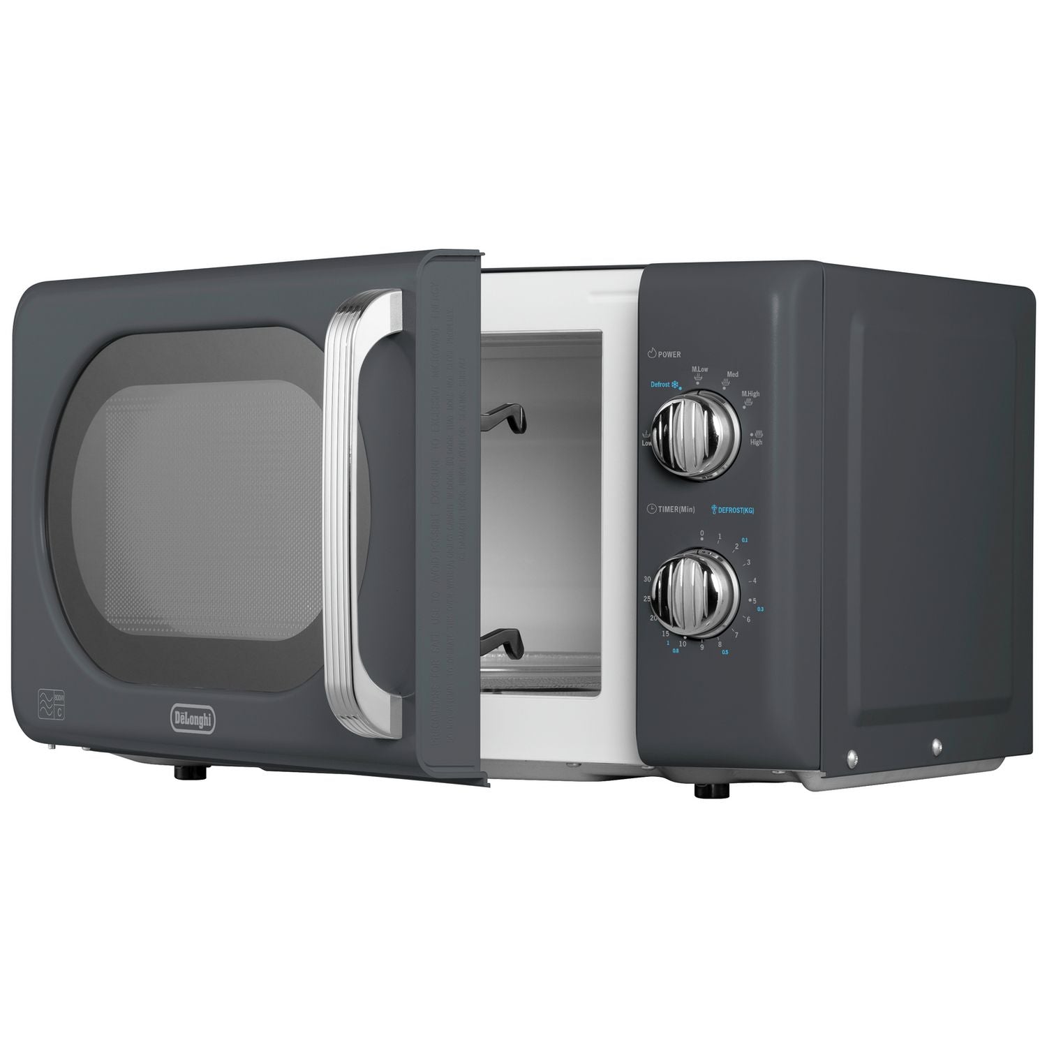De'Longhi Argento Flora microwave grey 20L, UK version