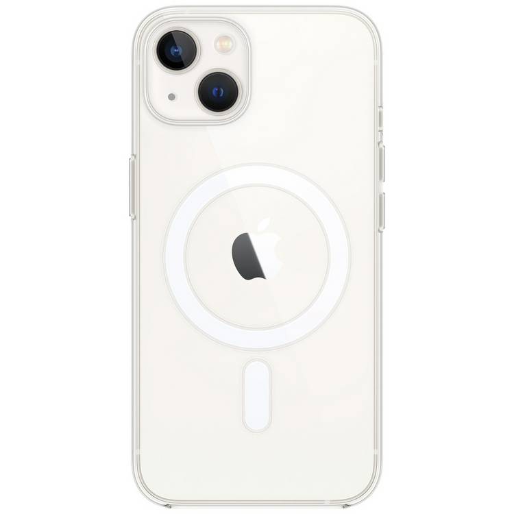 Apple iPhone 13 clear phone case with MagSafe, UK version