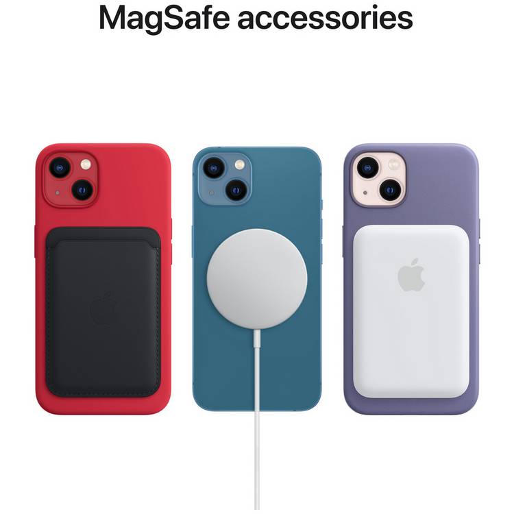 Apple iPhone 13 clear phone case with MagSafe, UK version