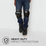 Zinc heavy duty bike and scooter protection pads - British product