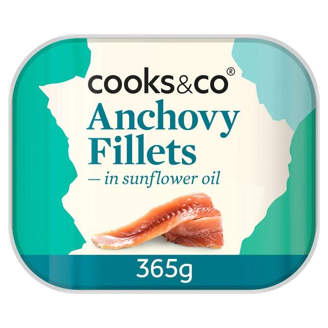 Cooks & Co Anchovy Fillets in Oil   365g