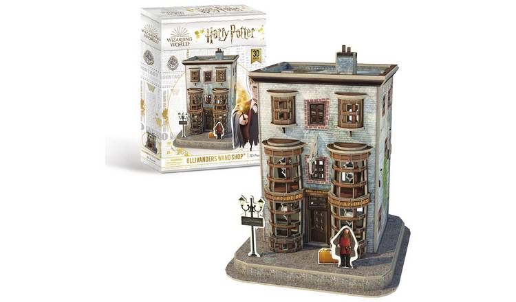 Harry Potter Diagon Alley Olivanders 3D Model Kit Puzzle GOODS Argos