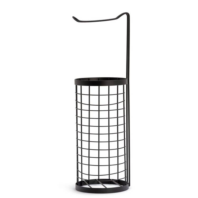 Argos Home toilet roll holder matt black, imported from the UK