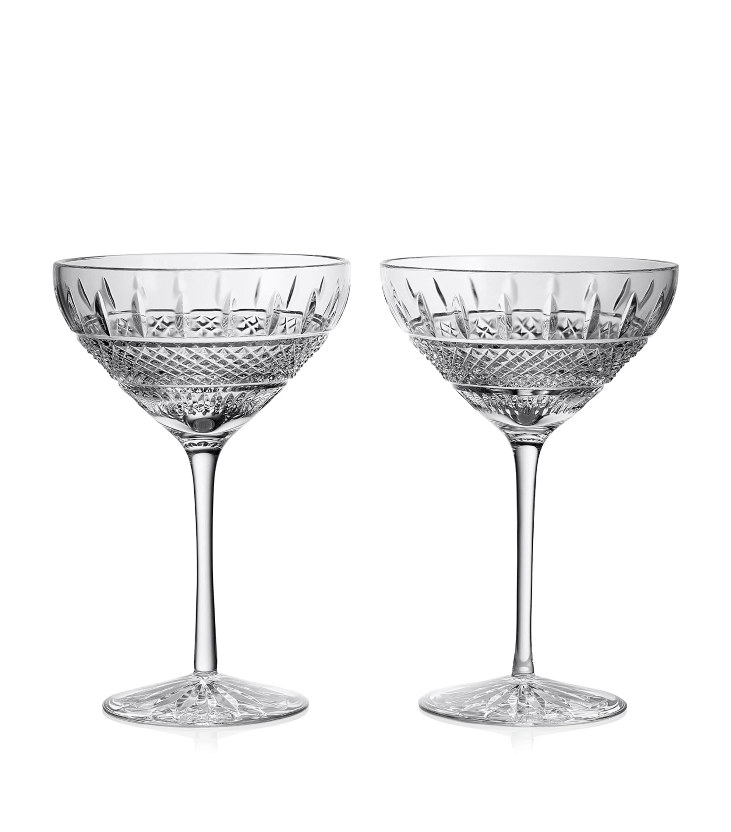 Waterford Irish Lace martini glasses set of 2 280ml (British brand)
