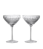 Waterford Irish Lace martini glasses set of 2 280ml (British brand)
