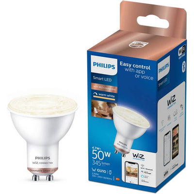 Argos Philips WiZ GU10 Smart LED Wi-Fi Bulb Tunable White- Buy online at McGrocer