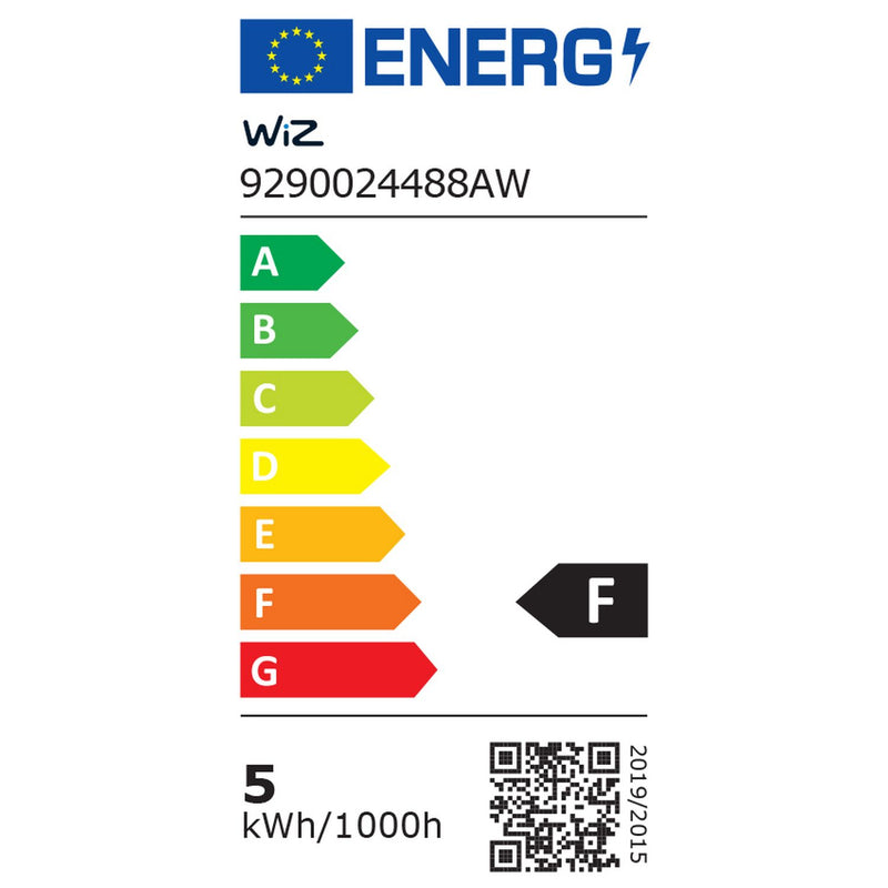 Philips WiZ E14 colour smart candle bulb, UK version