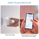 Wiz Wi-Fi Smart Plug with energy monitoring and scheduling - British product