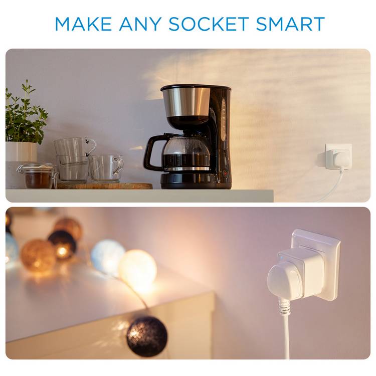 Wiz Wi-Fi Smart Plug with energy monitoring and scheduling - British product