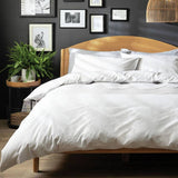 Habitat bedding set grey white stripe single, imported from the UK