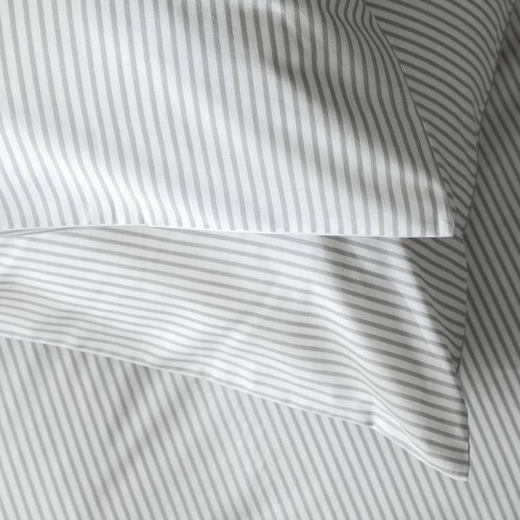 Habitat bedding set grey white stripe single, imported from the UK
