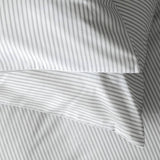 Habitat bedding set grey white stripe single, imported from the UK