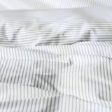 Habitat bedding set grey white stripe single, imported from the UK