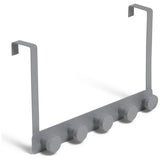 Habitat overdoor hooks grey pack of 5, imported from the UK