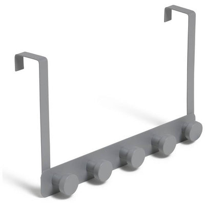 Argos Habitat Overdoor Pack of 5 Round Hooks - Grey- Buy online at McGrocer