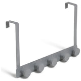 Habitat overdoor hooks grey pack of 5, imported from the UK